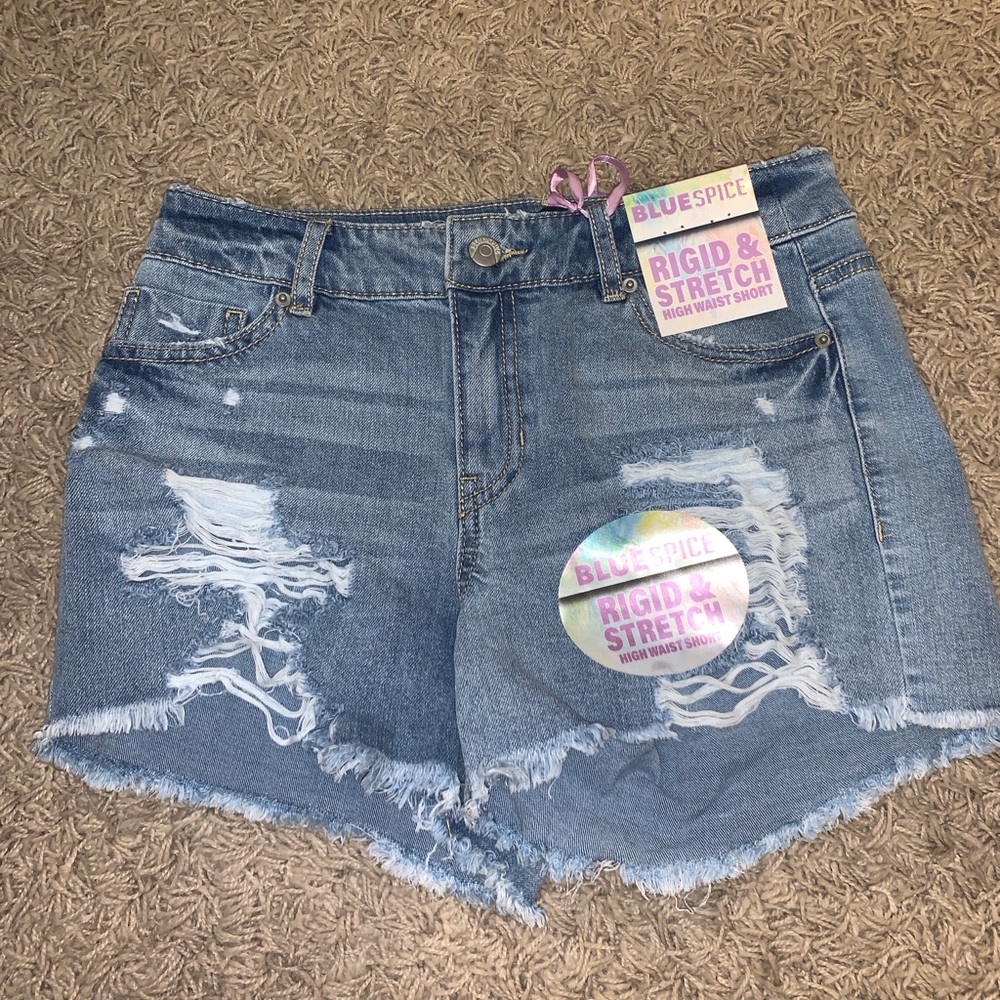 High Waisted Jean Shorts